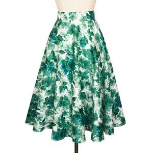 Trashy Diva Jade Watercolor Circle Skirt - Size 8 (like small)